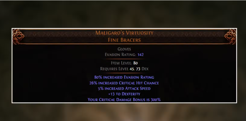 Maligaro's Virtuosity Gloves